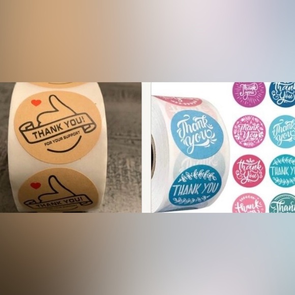 Mystery Label Sticker Bundle 4.5lbs of 1” & 1.5” Round Labels NWT various styles - Picture 15 of 15